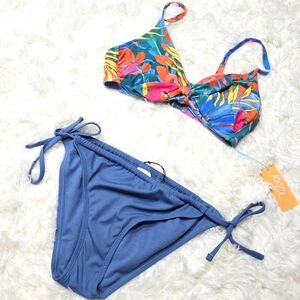 Two piece women's swim bikini set